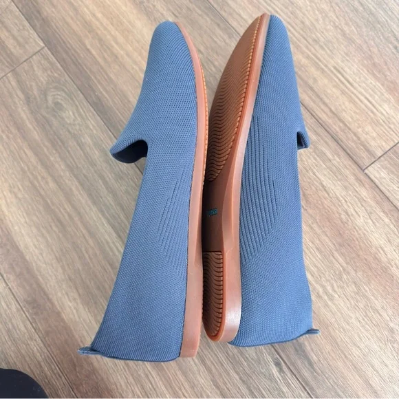 VESSI market flat Women's Navy Knit Slip-On Flat Shoe size 8.5 - Picture 7 of 7